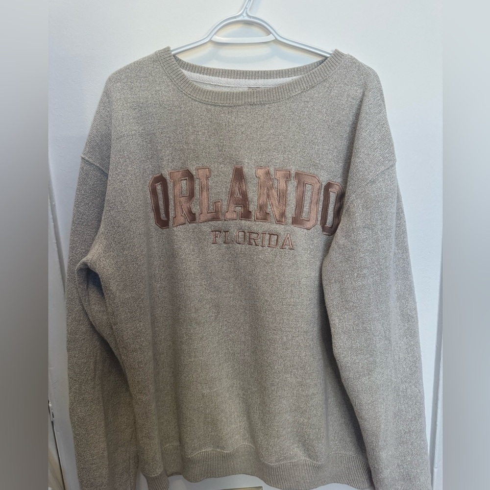 Orlando Florida Beige Sweatshirt